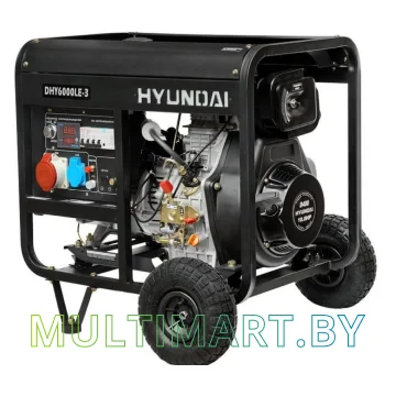 Дизельный генератор Hyundai DHY 6000LE-3